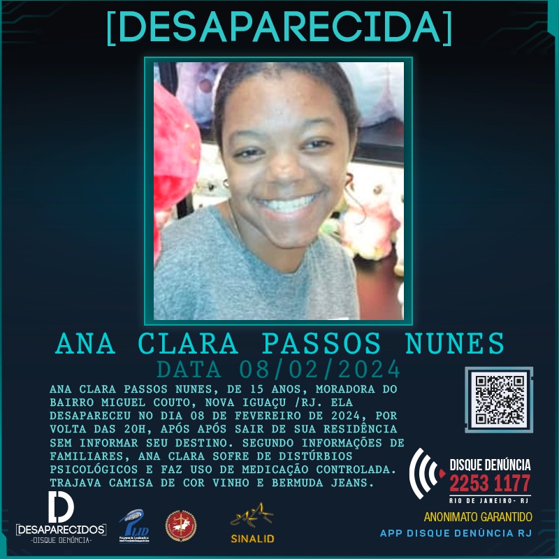 Você viu Ana Clara Passos Nunes?
